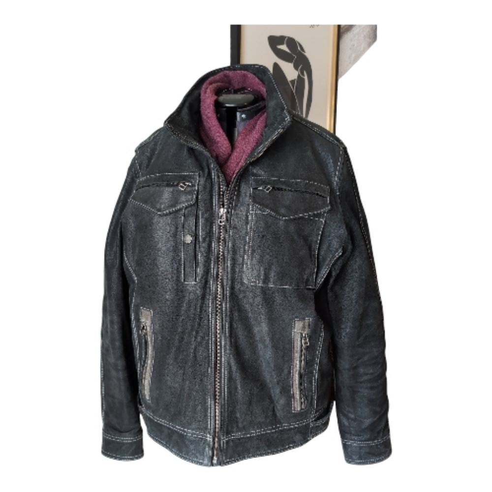 Leather Black Racer Jacket